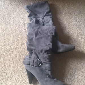 Grey booties